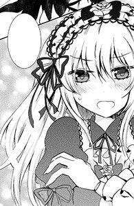 Rating: Safe Score: 0 Tags: 1girl blush chain dress eyebrows_visible_through_hair flower greyscale hair_ribbon image long_hair long_sleeves looking_at_viewer monochrome open_mouth ribbon rose solo suigintou tears User: admin