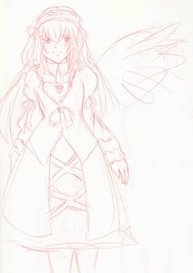 Rating: Safe Score: 0 Tags: 1girl bare_shoulders dress feathered_wings hair_ornament hairband image long_hair long_sleeves looking_at_viewer monochrome simple_background sketch solo suigintou thighhighs wings User: admin