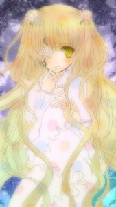 Rating: Safe Score: 0 Tags: 1girl blonde_hair dress eyepatch flower frills hair_flower hair_ornament image kirakishou long_hair long_sleeves rose solo thorns very_long_hair vines yellow_eyes User: admin