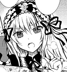 Rating: Safe Score: 0 Tags: 1girl :d blush greyscale image lolita_hairband long_hair looking_at_viewer monochrome open_mouth ribbon solo suigintou User: admin