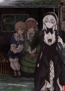 Rating: Safe Score: 0 Tags: 3girls boots brown_hair closed_eyes dress frills gothic_lolita green_eyes head_scarf image lolita_fashion long_hair long_sleeves multiple multiple_girls short_hair siblings sisters smile souseiseki suigintou suiseiseki tagme twins User: admin