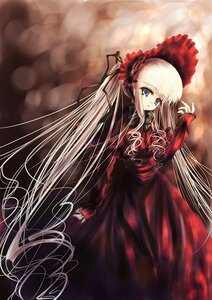 Rating: Safe Score: 0 Tags: 1girl abudala blonde_hair blue_eyes bonnet commentary_request dress flower image long_hair long_sleeves looking_at_viewer red_dress rose rozen_maiden shinku solo twintails very_long_hair User: admin
