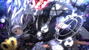 Rating: Safe Score: 0 Tags: 1girl blush dress feathers flower frills hairband image lolita_fashion lolita_hairband long_hair long_sleeves looking_at_viewer red_eyes ribbon rose silver_hair smile solo suigintou User: admin