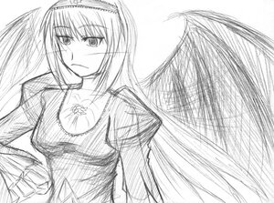 Rating: Safe Score: 0 Tags: 1girl bangs black_wings closed_mouth dress feathered_wings greyscale hairband image long_hair long_sleeves looking_at_viewer monochrome simple_background solo suigintou upper_body very_long_hair white_background wings User: admin