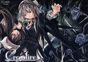 Rating: Safe Score: 0 Tags: 2girls black_dress black_wings dress flower frills hairband image long_hair long_sleeves looking_at_viewer multiple_girls pair ribbon rose silver_hair suigintou suiseiseki wings User: admin