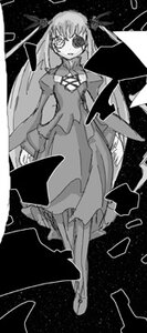 Rating: Safe Score: 0 Tags: 1girl barasuishou dress full_body greyscale image long_hair long_sleeves monochrome solo standing twintails very_long_hair User: admin