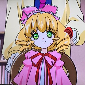 Rating: Safe Score: 0 Tags: 1girl auto_tagged blonde_hair bow dress drill_hair frills green_eyes hina_ichigo hinaichigo image long_hair long_sleeves looking_at_viewer pink_bow ribbon solo User: admin