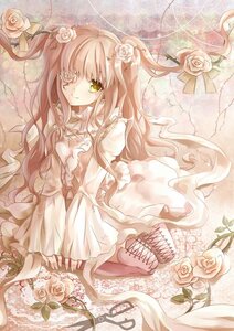 Rating: Safe Score: 0 Tags: 1girl boots dress flower frills hair_flower hair_ornament long_hair pink_flower pink_hair pink_rose ribbon rose smile solo tagme thorns two_side_up vines white_flower white_rose yellow_eyes User: Anonymous