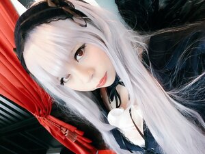 Rating: Safe Score: 0 Tags: 1girl bangs closed_mouth curtains eyelashes gothic_lolita hairband lace lips lolita_fashion long_hair looking_at_viewer red_eyes ribbon solo suigintou white_hair User: admin