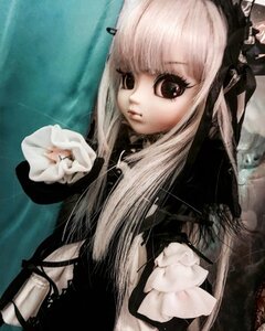 Rating: Safe Score: 0 Tags: 1girl bangs blunt_bangs closed_mouth doll expressionless flower gothic hair_ornament lolita_fashion long_hair looking_at_viewer solo suigintou upper_body white_hair User: admin