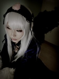 Rating: Safe Score: 0 Tags: 1girl bangs black_ribbon closed_eyes closed_mouth gothic_lolita lips lolita_fashion long_hair ribbon solo suigintou User: admin