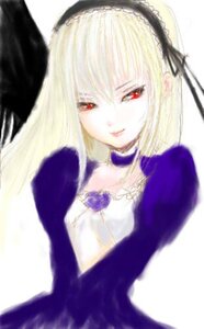 Rating: Safe Score: 0 Tags: 1girl blonde_hair blurry choker depth_of_field dress frills hairband image juliet_sleeves long_sleeves looking_at_viewer puffy_sleeves purple_dress red_eyes short_hair solo suigintou User: admin