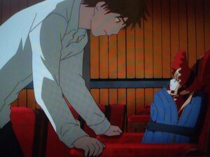 Rating: Safe Score: 0 Tags: 1boy 1girl bed black_hair brown_hair image indoors long_sleeves pants shinku shirt sitting solo white_shirt User: admin