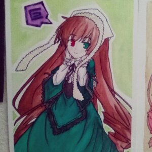 Rating: Safe Score: 0 Tags: 1girl brown_hair dress frills green_dress green_eyes hat head_scarf heterochromia image long_hair long_sleeves looking_at_viewer red_eyes solo suiseiseki twintails very_long_hair User: admin