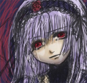 Rating: Safe Score: 0 Tags: 1girl bangs close-up flower image looking_at_viewer red_eyes rose solo suigintou tears User: admin