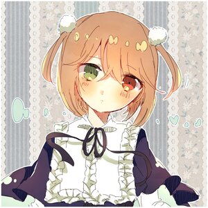 Rating: Safe Score: 0 Tags: 1girl bangs blush brown_hair eyebrows_visible_through_hair green_eyes hair_ornament heart image long_sleeves looking_at_viewer solo souseiseki striped striped_background upper_body vertical_stripes virtual_youtuber User: admin