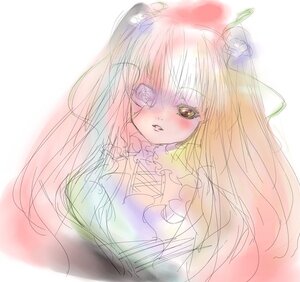 Rating: Safe Score: 0 Tags: 1girl blush flower hair_flower hair_ornament image kirakishou long_hair looking_at_viewer signature sketch solo upper_body User: admin