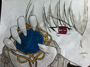 Rating: Safe Score: 0 Tags: 1girl gloves image looking_at_viewer red_eyes short_hair solo suigintou traditional_media User: admin