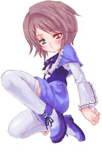 Rating: Safe Score: 0 Tags: 1girl auto_tagged brown_hair commentary_request dress frills full_body heterochromia image long_sleeves looking_at_viewer lowres pokomi red_eyes ribbon rozen_maiden short_hair simple_background solo souseiseki thighhighs white_background white_legwear User: admin