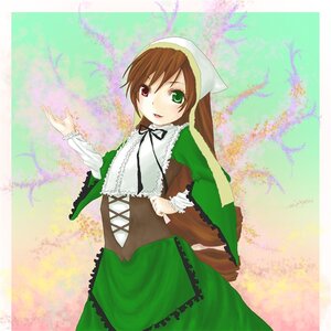 Rating: Safe Score: 0 Tags: 1girl brown_hair dress frills green_dress green_eyes head_scarf heterochromia image long_hair long_sleeves looking_at_viewer open_mouth red_eyes solo standing suiseiseki very_long_hair User: admin