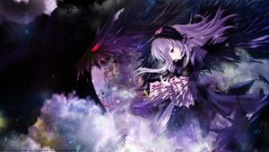 Rating: Safe Score: 0 Tags: 1girl dress flower frills hairband image long_hair night purple_eyes ribbon sky solo space star_(sky) starry_sky suigintou very_long_hair wings User: admin