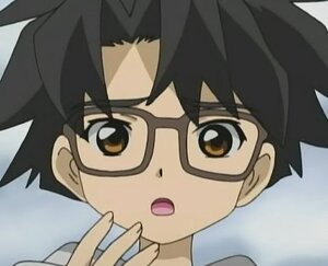 Rating: Safe Score: 0 Tags: 1boy :o bangs black_hair brown_eyes close-up face glasses hand_up human looking_at_viewer open_mouth portrait sakurada_jun screenshot simple_background solo spiked_hair white_background User: admin