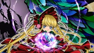 Rating: Safe Score: 0 Tags: 1girl artist_request blonde_hair blue_eyes bonnet bow dress expressionless floating_hair flower frilled_hat frills grey_ribbon hat hat_ribbon image long_hair long_sleeves looking_at_viewer magic parted_lips pink_flower pink_rose red_dress ribbon rose rozen_maiden shinku solo twintails upper_body very_long_hair User: admin