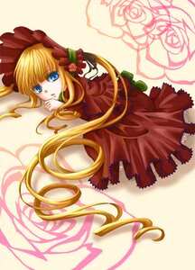 Rating: Safe Score: 0 Tags: 1girl blonde_hair blue_eyes bonnet bow dress flower image long_hair looking_at_viewer lying pink_flower pink_rose red_dress red_flower red_rose rose shinku solo twintails very_long_hair User: admin