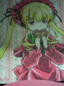 Rating: Safe Score: 0 Tags: 1girl blonde_hair blue_eyes bow bowtie dress frills image long_hair long_sleeves looking_at_viewer red_dress rose shinku solo twintails User: admin