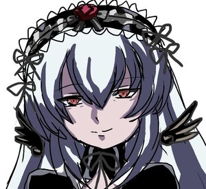 Rating: Safe Score: 0 Tags: 1girl bangs black_ribbon closed_mouth eyebrows_visible_through_hair flower gothic_lolita hair_between_eyes image lolita_fashion lolita_hairband looking_at_viewer portrait red_eyes ribbon simple_background smile solo suigintou white_background User: admin