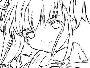 Rating: Safe Score: 0 Tags: 1girl bangs closed_mouth eyebrows_visible_through_hair greyscale hair_between_eyes image long_hair looking_at_viewer monochrome shinku sidelocks simple_background smile smug solo white_background User: admin