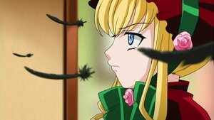 Rating: Safe Score: 0 Tags: 1girl bangs blonde_hair blue_eyes bonnet bow flower hat image long_hair pink_bow pink_flower pink_rose profile rose shinku solo User: admin