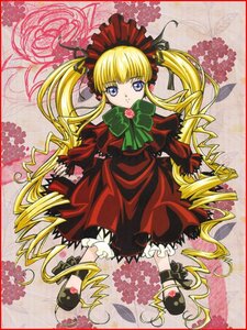 Rating: Safe Score: 0 Tags: 1girl auto_tagged blonde_hair bloomers blue_eyes bonnet bow bowtie dress drill_hair full_body green_bow image long_hair long_sleeves looking_at_viewer marker_(medium) red_dress shinku solo twintails underwear very_long_hair User: admin