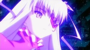 Rating: Safe Score: 0 Tags: 1girl barasuishou blurry hair_ribbon image long_hair looking_at_viewer purple_theme ribbon solo User: admin