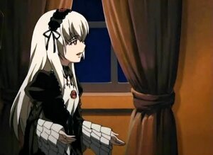 Rating: Safe Score: 0 Tags: 1girl bangs curtains dress frills hairband image indoors long_hair long_sleeves profile solo suigintou upper_body very_long_hair window User: admin