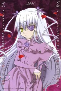 Rating: Safe Score: 0 Tags: 1girl barasuishou cowboy_shot dress eyepatch frills image long_hair long_sleeves looking_at_viewer pink_dress puffy_sleeves ribbon silver_hair solo very_long_hair yellow_eyes User: admin