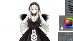 Rating: Safe Score: 0 Tags: 1girl bangs black_dress black_ribbon black_wings detached_collar dress flower frills hairband image juliet_sleeves long_hair long_sleeves looking_at_viewer puffy_sleeves red_eyes ribbon rose silver_hair simple_background solo suigintou very_long_hair white_background wings User: admin