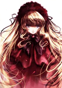 Rating: Safe Score: 0 Tags: 1girl blonde_hair blue_eyes capelet dress image long_hair looking_at_viewer red_capelet red_dress rose shinku solo very_long_hair white_background User: admin