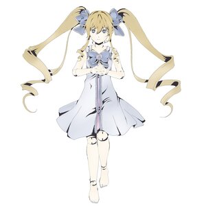 Rating: Safe Score: 0 Tags: 1girl barefoot blonde_hair blue_bow bow dress drill_hair full_body hair_between_eyes hair_bow image jewelry long_hair nail_polish shinku simple_background solo twin_drills twintails very_long_hair white_background User: admin