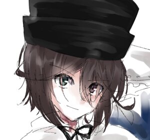 Rating: Safe Score: 0 Tags: 1girl bangs black_headwear brown_hair closed_mouth eyebrows_visible_through_hair hair_between_eyes hat hatoba_tsugu image looking_at_viewer portrait short_hair simple_background smile solo souseiseki white_background User: admin