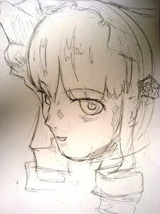 Rating: Safe Score: 0 Tags: 1girl bangs face flower hair_flower hair_ornament image monochrome rose shinku sketch solo User: admin