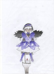 Rating: Safe Score: 0 Tags: 1girl boots dress full_body fur_trim image long_sleeves looking_at_viewer purple_eyes solo standing suigintou wings User: admin