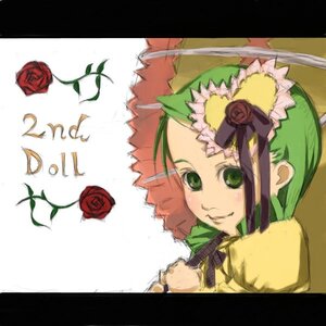 Rating: Safe Score: 0 Tags: 1girl black_border flower green_eyes green_hair hat image kanaria letterboxed pink_rose red_flower red_rose rose simple_background smile solo thorns User: admin