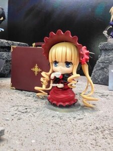 Rating: Safe Score: 0 Tags: 1girl blonde_hair blue_eyes bonnet bow cup doll dress drill_hair flower frills long_hair photo photo_background red_dress shinku sitting solo teacup very_long_hair User: admin