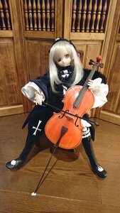 Rating: Safe Score: 0 Tags: 1girl bass_guitar bow_(instrument) doll dress electric_guitar gothic_lolita guitar hairband instrument lolita_fashion long_hair mary_janes piano playing_instrument plectrum red_eyes rose sheet_music sitting solo suigintou violin wooden_floor User: admin