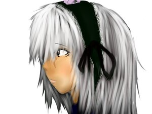 Rating: Safe Score: 0 Tags: 1boy closed_mouth hair_ribbon image portrait profile ribbon simple_background solo striped suigintou white_background User: admin