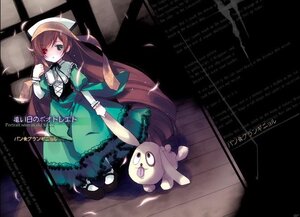 Rating: Safe Score: 0 Tags: 1girl artist_request bangs brown_hair character_name corset dress drill_hair english_text flat_chest frills green_dress green_eyes hat head_scarf heterochromia image kunkun lolita_fashion long_hair long_sleeves looking_at_viewer red_eyes ribbon rozen_maiden solo standing suiseiseki twin_drills twintails very_long_hair User: admin