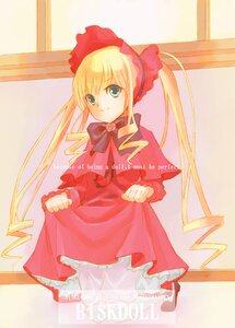 Rating: Safe Score: 0 Tags: 1girl auto_tagged blonde_hair bloomers blue_eyes bow bowtie dress image long_hair long_sleeves looking_at_viewer shinku smile solo standing twintails underwear very_long_hair User: admin