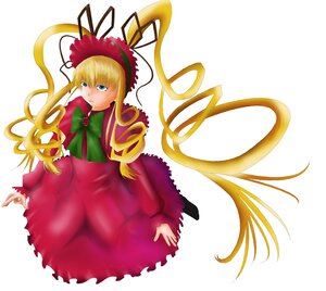 Rating: Safe Score: 0 Tags: 1girl blonde_hair blue_eyes bonnet bow bowtie capelet dress full_body green_bow green_neckwear image long_hair long_sleeves looking_at_viewer red_dress shinku simple_background solo twintails very_long_hair white_background User: admin
