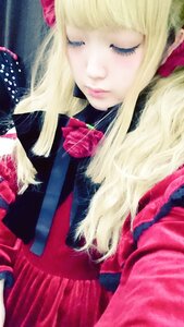 Rating: Safe Score: 0 Tags: 1girl bangs blonde_hair bow closed_eyes closed_mouth eyelashes fur_trim lips long_hair shinku solo User: admin